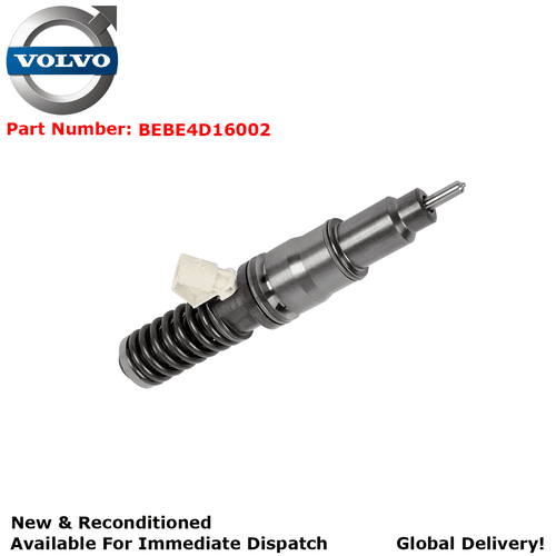 VOLVO FH480 NEW AND RECONDITIONED DELPHI DIESEL INJECTOR 20972224 - BEBE4D16002